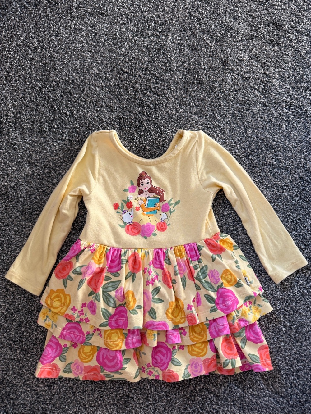 Little Sleepies Disney Princess Belle tiered dress